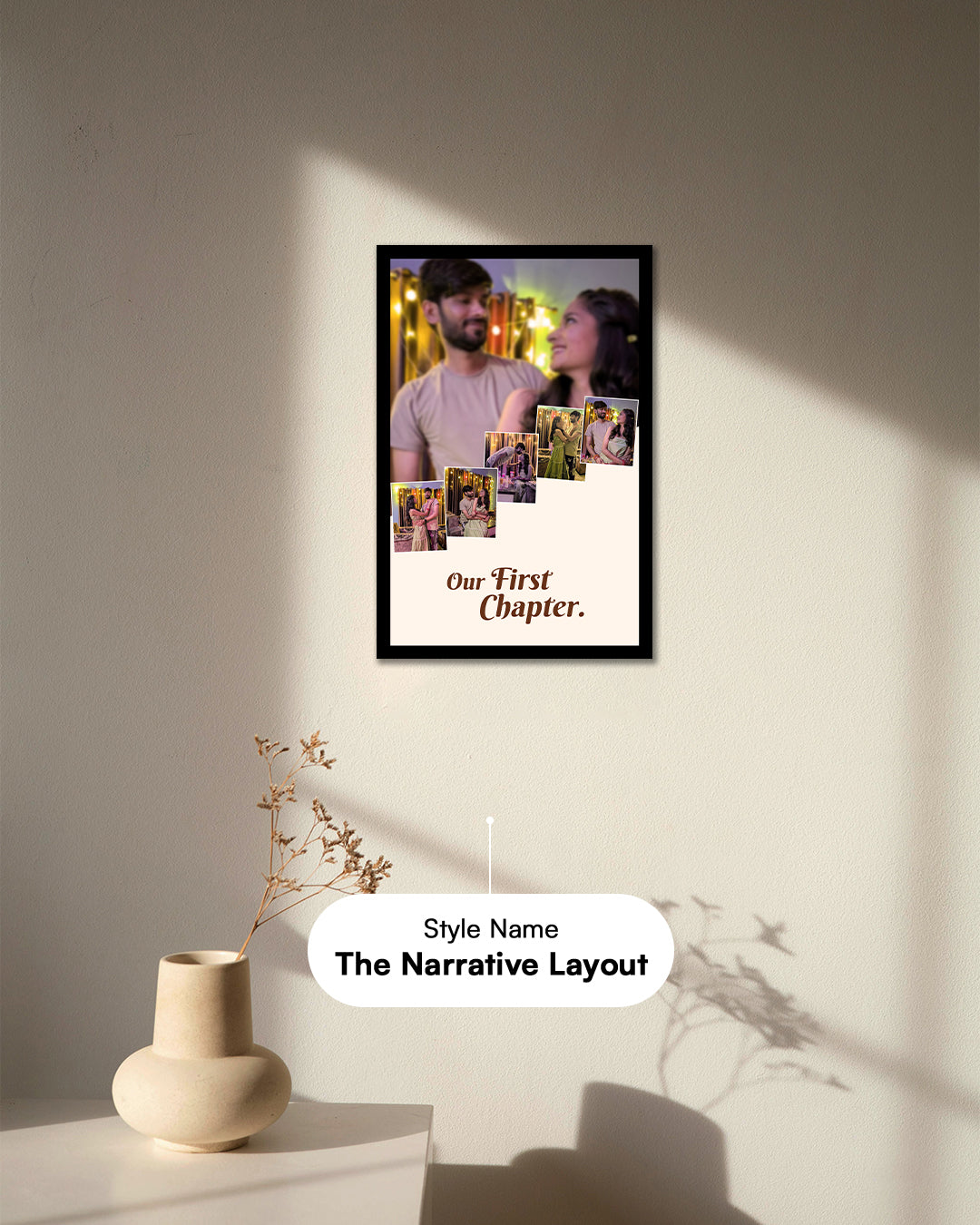 Personalized Collage Photo Frame | Multiple photos unique wall art | Framiqa