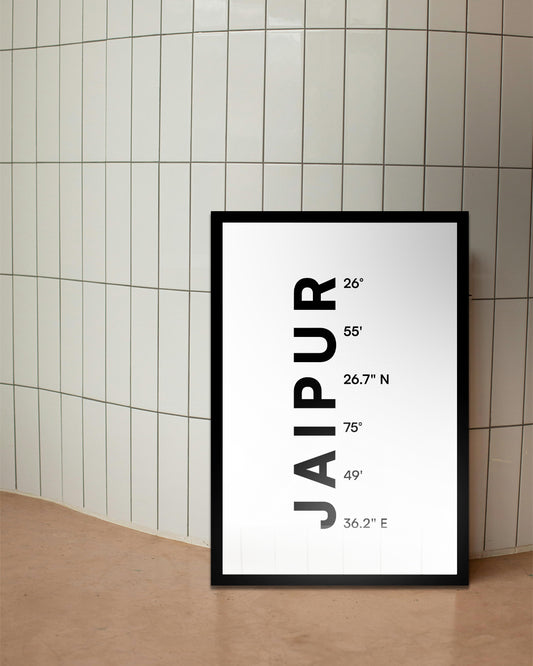 Personalized City Name Wall Art with Coordinates | Custom photo frame