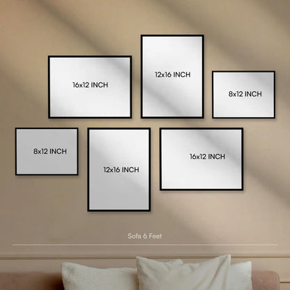 Classic Set · 6 Frames Gallery Wall
