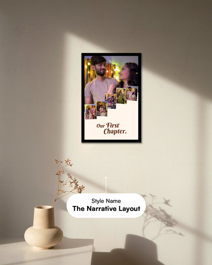 Personalized Collage Photo Frame | Multiple photos unique wall art | Framiqa